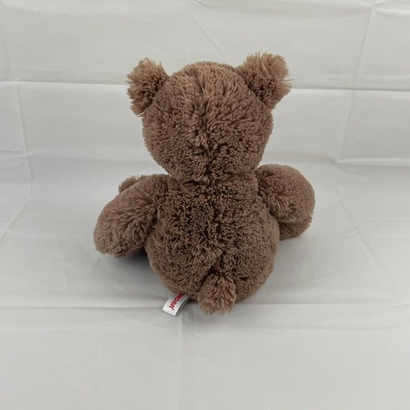 Aurora Brown Teddy Bear 10" Plush Stuffed Animal Sitting Big Nose - Picture 4 of 7
